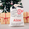 North Pole Santa Sack - Plain Font