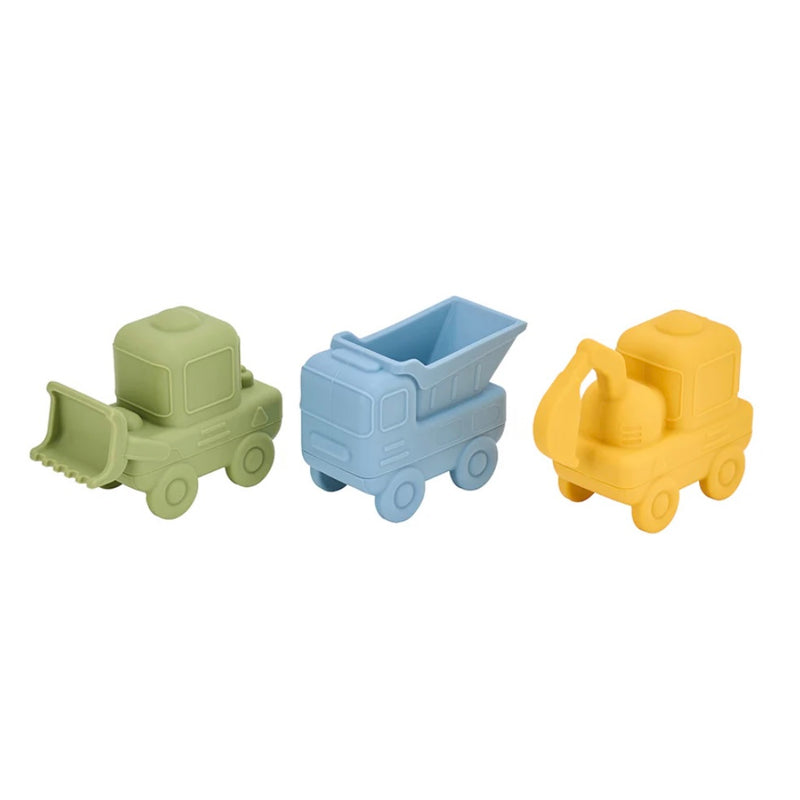 Silicone Squeezy Bath Toys - Truck (3 Pieces)