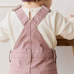 Classic Overalls Dress- Dreamy Pink