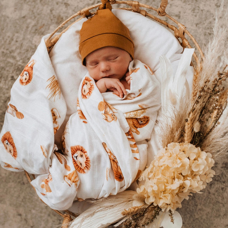 Lion - Organic Muslin Wrap