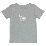 Personalised Snow Deer Name Tee