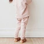 Organic Cotton Morgan Track Pant- Powder Pink