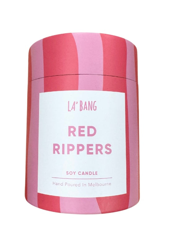 Wooden Wick Candle - Redskins Lollies