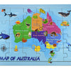 2 In 1 Australian Map Jigsaw 24 pcs Puzzle