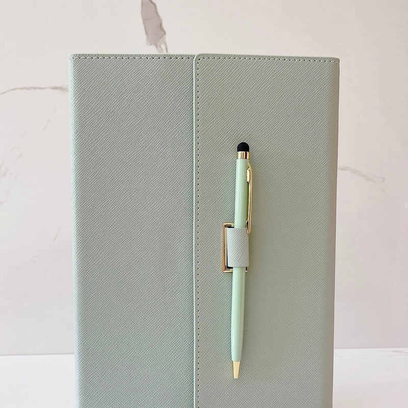 A5 Leather Notebook/Planner with pen