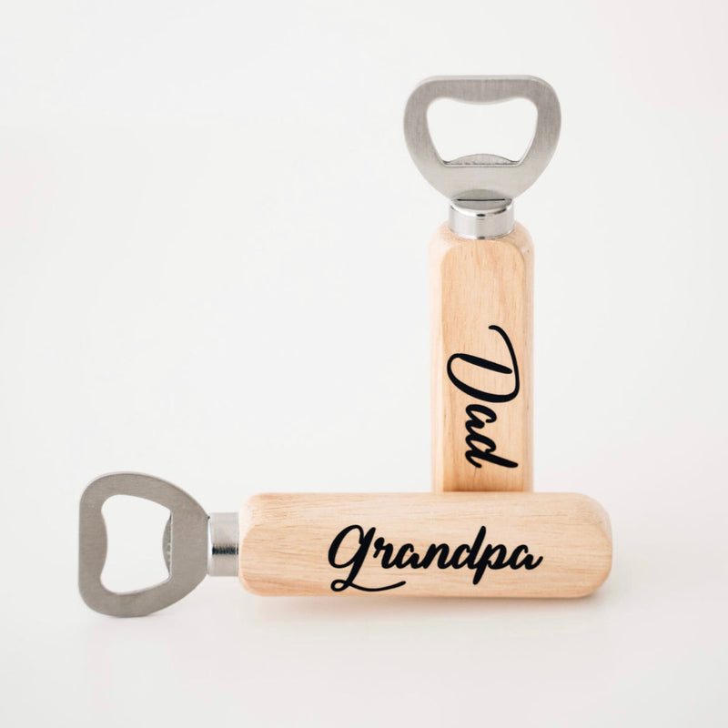 Personalised Wooden Bottle Opener