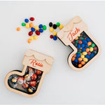 Personalised Wooden Stocking Fillable Box
