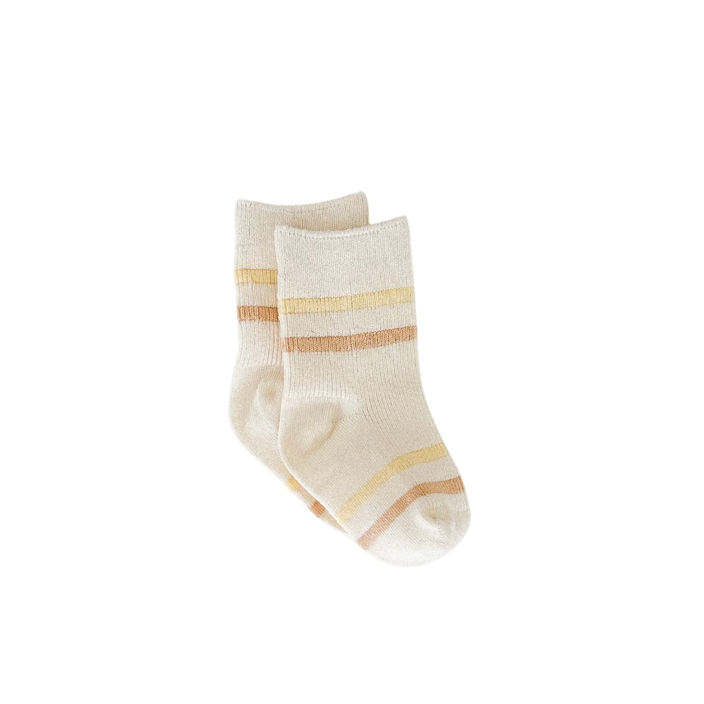 Vanilla Stripe Socks - By Ziggy Lou