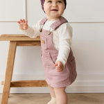 Classic Overalls Dress- Dreamy Pink