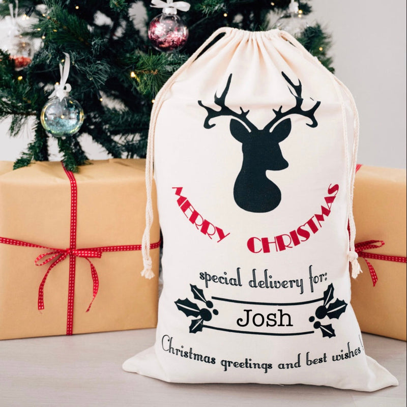 Merry Christmas Santa Sack