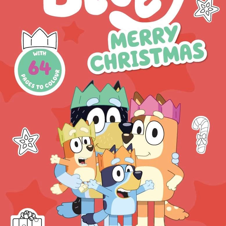 Bluey - Merry Christmas - A Colouring Book