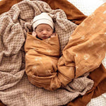 Bronze Palm Organic Muslin Wrap