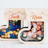 Personalised Wooden Stocking Fillable Box