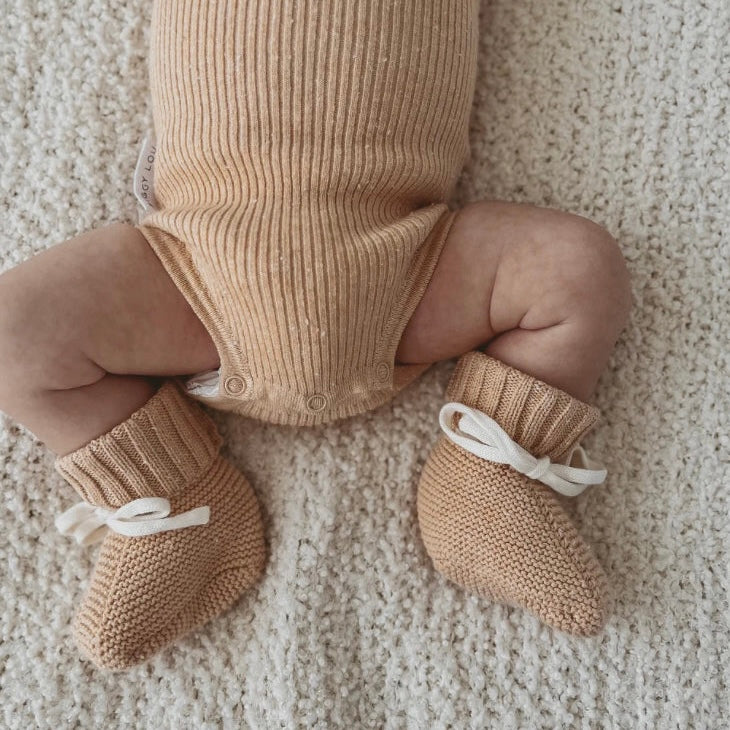 Sand Fleck/Milk Booties