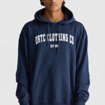 Collage Logo Hoodie Navy