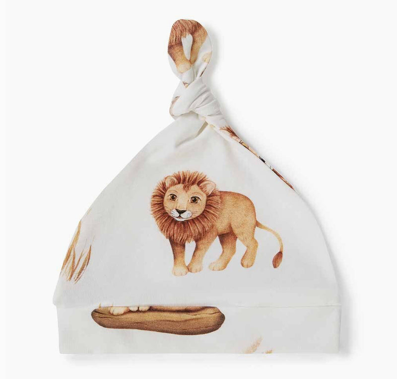 Lion Organic Knotted Beanie