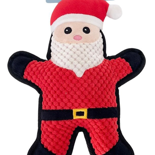 Santa Squeaker Dog Toy