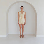 Lemon Knit Singlet ( Womens) - By Ziggy Lou