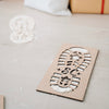 Santa Clause Footprint Stencil