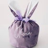 Personalised Easter Bunny Velvet Bags- Large