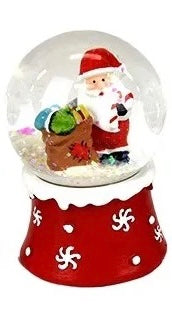 Santa Snow Globe