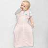Love To Dream Swaddle Up Transition Bag Original 1.0 Tog- Dusty Pink Stripe