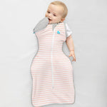 Love To Dream Swaddle Up Transition Bag Original 1.0 Tog- Dusty Pink Stripe