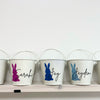 Personalised Glitter Easter Bunny Buckets