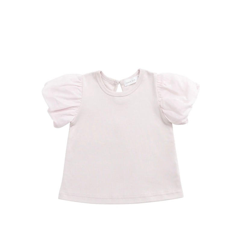 Pima Cotton Myla Top - Soft Misty Rose