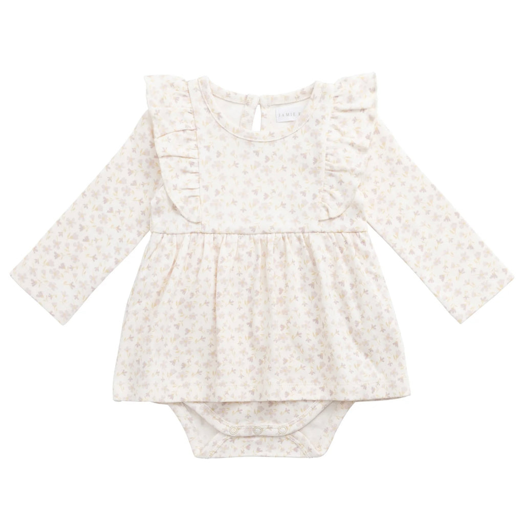 Organic Cotton Vivienne Playsuit - Aries Mauve