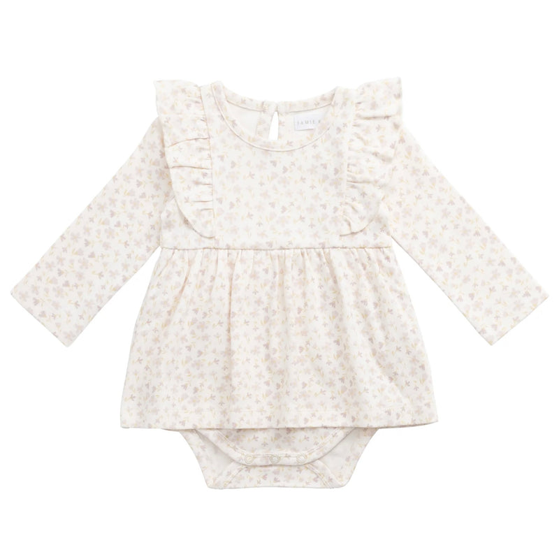 Organic Cotton Vivienne Playsuit - Aries Mauve