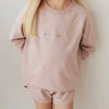 Organic Cotton Ivy Shortie- Powder Pink