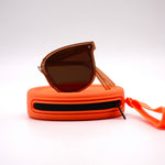 Foldable Sunglasses - Light Brown