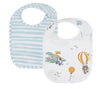 2pk Bibs- Up & Up Away/Stripes