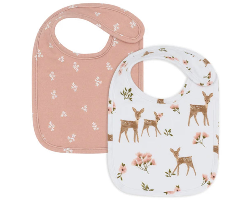 2pk Baby Bib Set- Sophia’s Garden