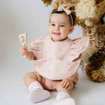 Posy Frill - Snuggle Bib