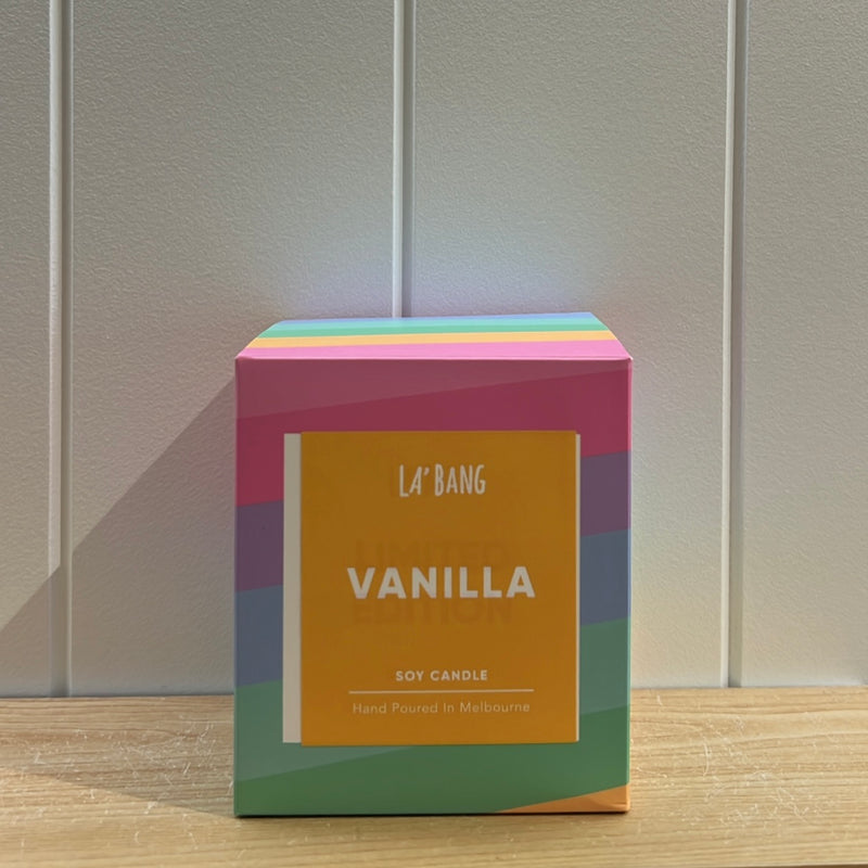 Wooden Wick Candle - Vanilla