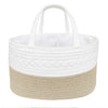 Cotton Rope Nappy Caddy - With Divider