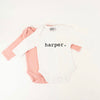 Personalised Name Long Sleeve Onesie