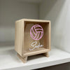 Personalised Sport Wooden Money Box