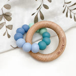 Duo Silicone and Beech Wood Teether