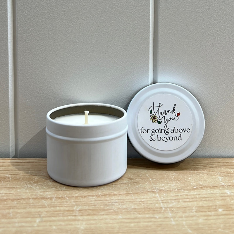 Mini Tin Teacher Candles