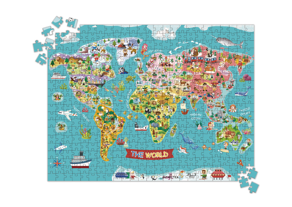 World Map Jigsaw Puzzle- 500 pcs