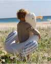 Kids Tube Pool Ring - Sid the Seagull - Blue Stripe