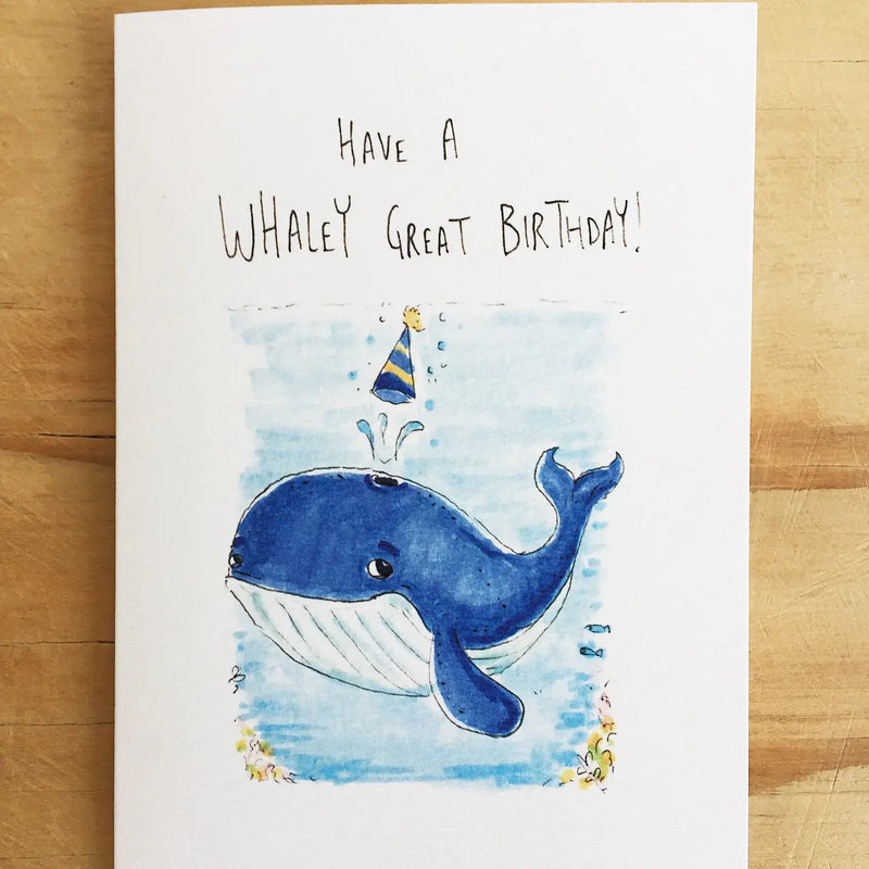 Have a Whaley Great Birthday Card