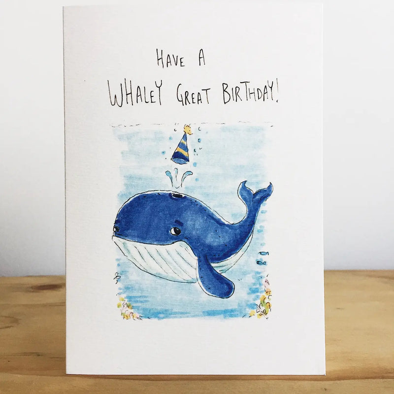 Have a Whaley Great Birthday Card