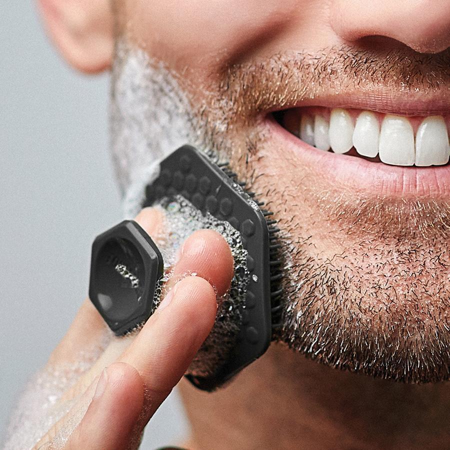 Face Scrubber & Holder - Charcoal