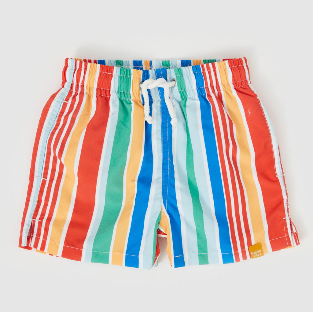 Bold Stripe Board Shorts