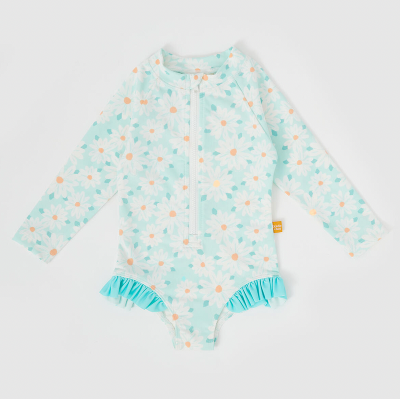 Daisy Delight Long Sleeve Swimsuit