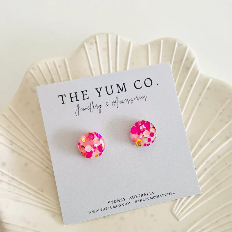 Spotty Glitter Studs